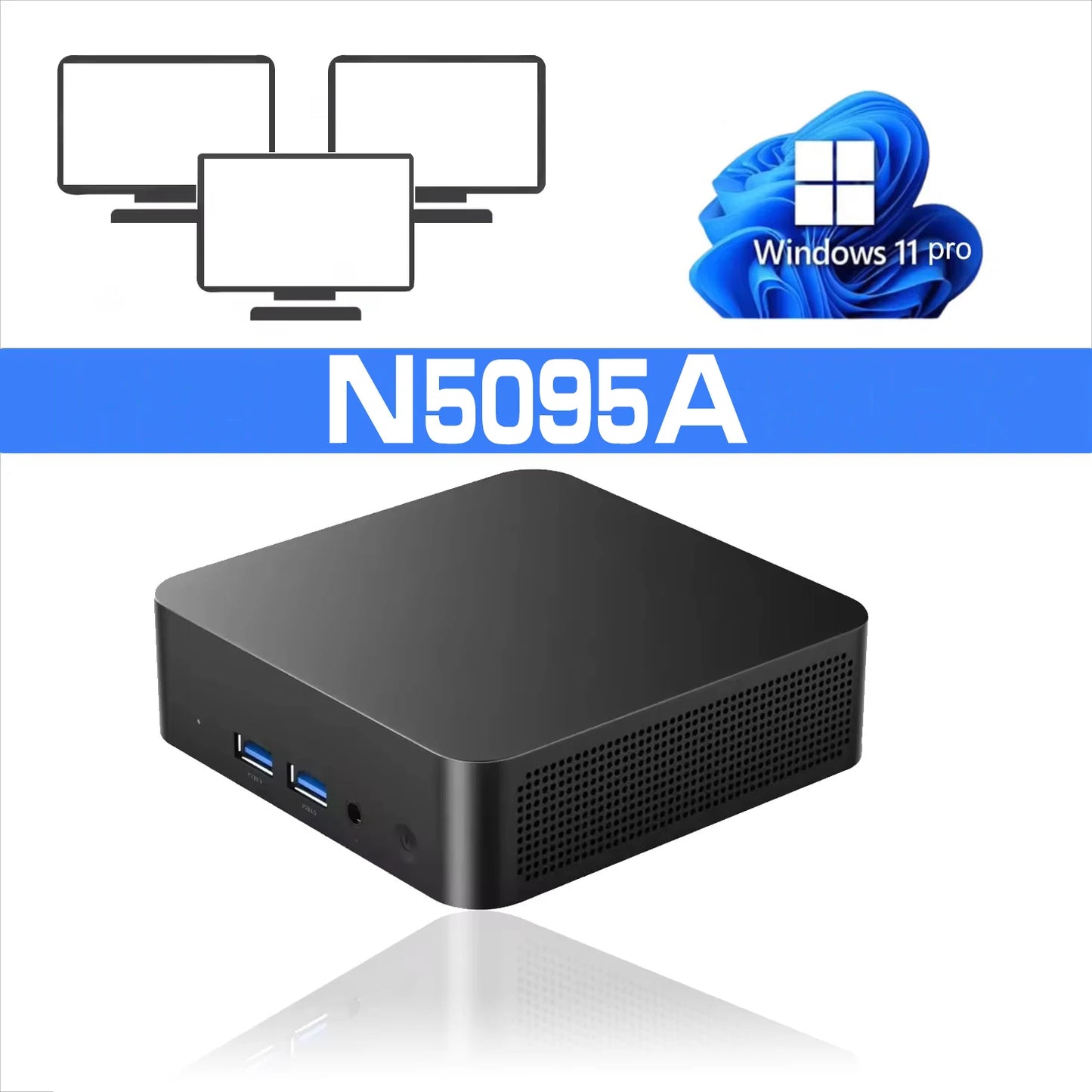 Windows 11 Pro Intel Core i9 8950HK N5095A Mini PC Computer 16GB 1TB 2TB 4K Gaming Computer WiFi6 USB Portable Mini Desktop PC