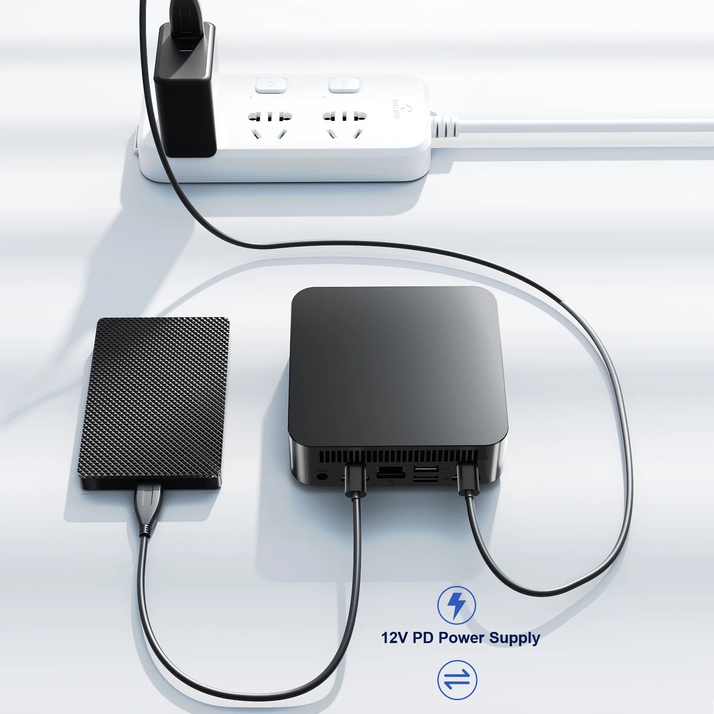 Windows 11 Pro Intel Core i9 8950HK N5095A Mini PC Computer 16GB 1TB 2TB 4K Gaming Computer WiFi6 USB Portable Mini Desktop PC