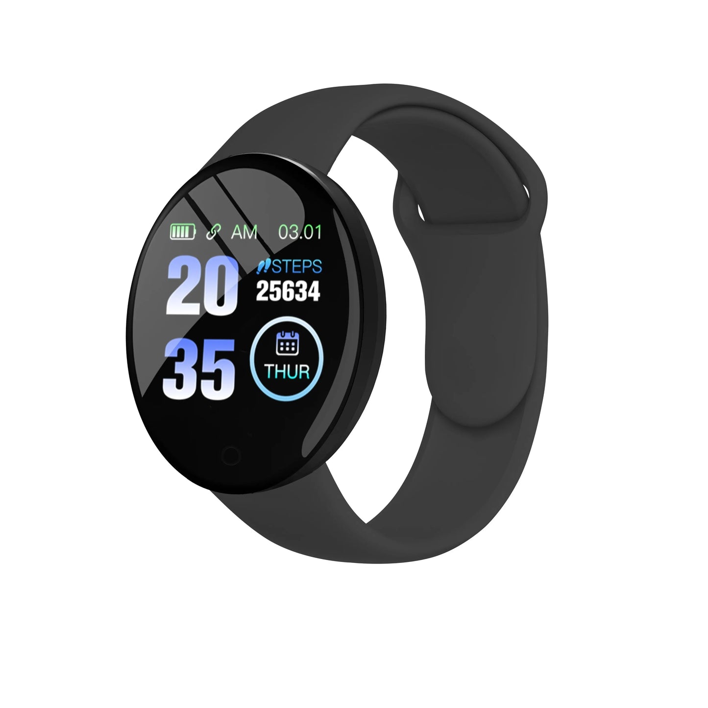 Montre connectée multifonctionnelle D18 pour hommes et femmes, Bluetooth, connexion téléphonique, musique, fitness, sport, moniteur de sommeil, Y68